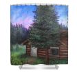 Wooded Cabin - Shower Curtain For Cheap