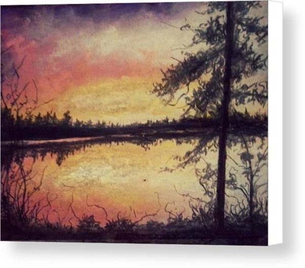 Evening Light - Canvas Print Online Hot Sale