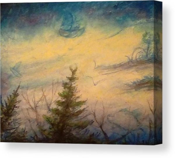 Sky Lit - Canvas Print Sale