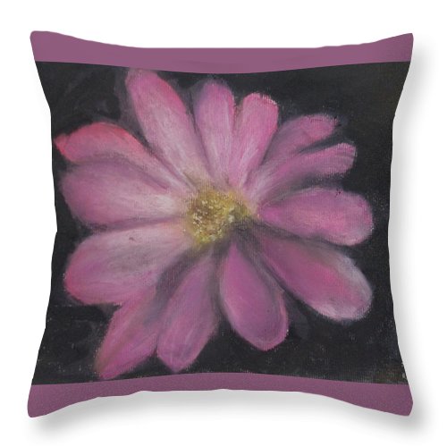 Pink Flower - Throw Pillow Discount