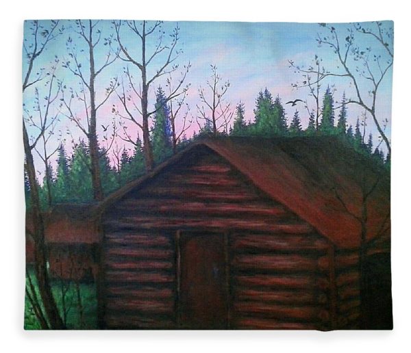 Wooden Cabin - Blanket Online