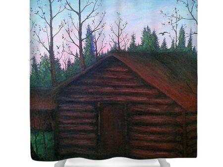 Wooden Cabin - Shower Curtain Sale