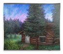 Wooded Cabin - Blanket on Sale