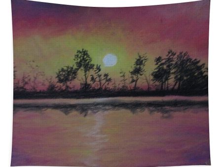 Cherry Pitted Sky - Tapestry For Discount