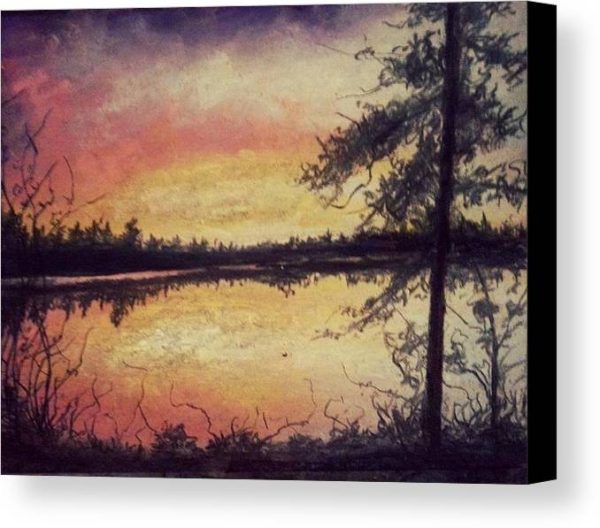 Evening Light - Canvas Print Online Hot Sale