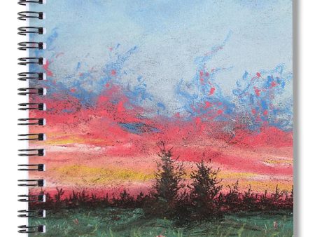 Burning Sky - Spiral Notebook Discount