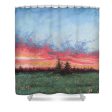 Burning Sky - Shower Curtain For Sale