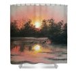 Petalled Deep - Shower Curtain Sale