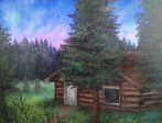 Wooded Cabin - Art Print Fashion