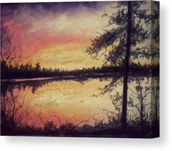 Evening Light - Canvas Print Online Hot Sale