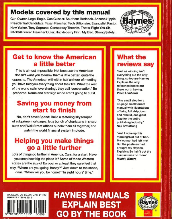 Haynes Explains Americans : Owners  Workshop Manual Cheap