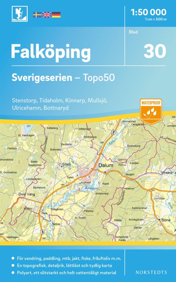 30 Falköping Sverigeserien Topo50 : Skala 1:50 000 Supply