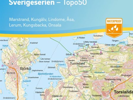 27 Göteborg Sverigeserien Topo50 : Skala 1:50 000 Sale