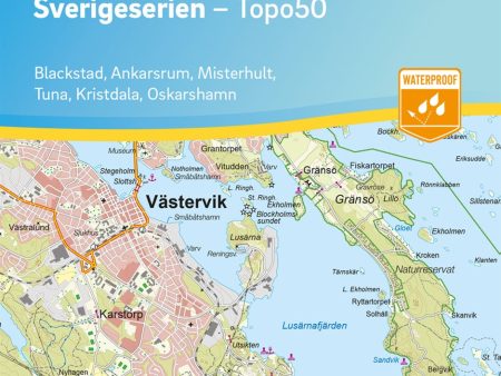 26 Västervik Sverigeserien Topo50 : Skala 1:50 000 Cheap