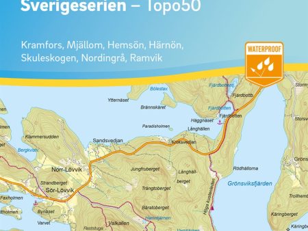 100 Härnösand Sverigeserien Topo50 : Skala 1:50 000 Cheap