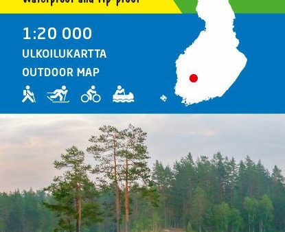 Helvetinjärvi Seitseminen ulkoilukartta 1:20 000 For Sale