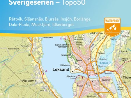 75 Leksand Sverigeserien Topo50 : Skala 1:50 000 Online now