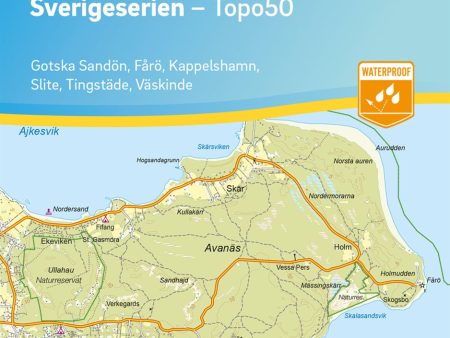 13 Norra Gotland Sverigeserien Topo50 : Skala 1:50 000 Discount