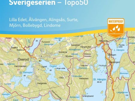 28 Lerum Sverigeserien Topo50 : Skala 1:50 000 For Cheap