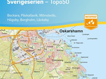 19 Oskarshamn Sverigeserien Topo50 : Skala 1:50 000 Hot on Sale