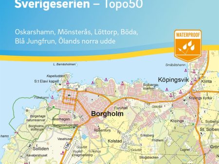 10 Borgholm Sverigeserien Topo50 : Skala 1:50 000 Hot on Sale