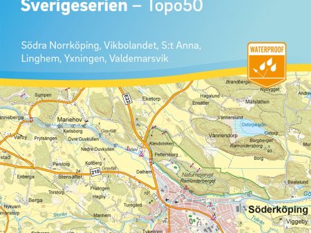 41 Söderköping Sverigeserien Topo50 : Skala 1:50 000 on Sale