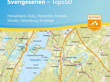 6 Kristianstad Sverigeserien Topo50 : Skala 1:50 000 For Cheap