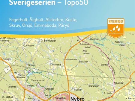 18 Nybro Sverigeserien Topo50 : Skala 1:50 000 Online now