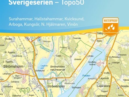 58 Köping Sverigeserien Topo50 : Skala 1:50 000 For Discount