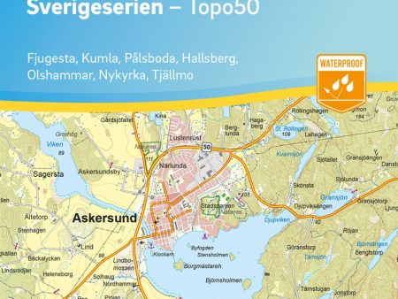 47 Askersund Sverigeserien Topo50 : Skala 1:50 000 For Discount