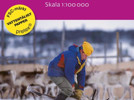 Z4 Skäckerfjällen-Kall Fjällkartan : 1:100000 For Sale