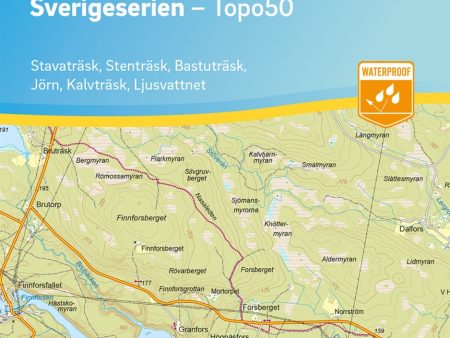 110 Boliden Sverigeserien Topo50 : Skala 1:50 000 Sale