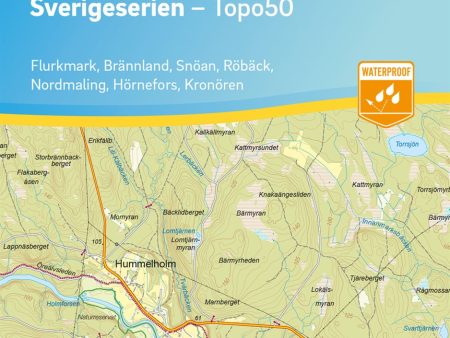 106 Vännäs Sverigeserien Topo50 : Skala 1:50 000 Online